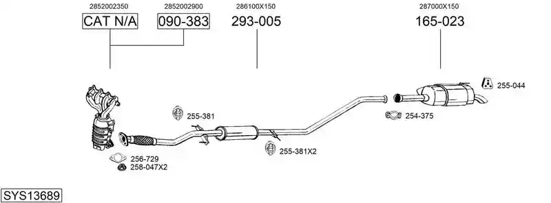 BOSAL SYS13689