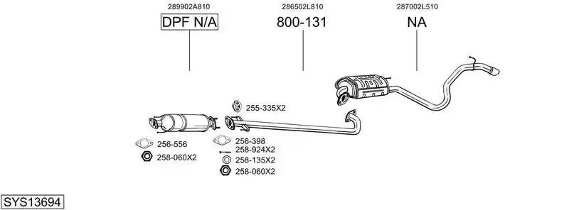 BOSAL SYS13694