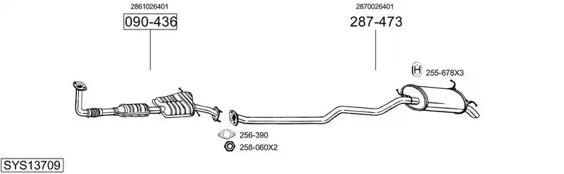 BOSAL SYS13709