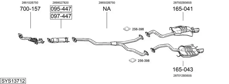 BOSAL SYS13712
