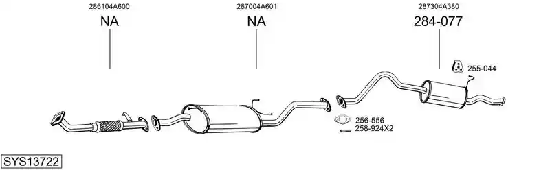 BOSAL SYS13722