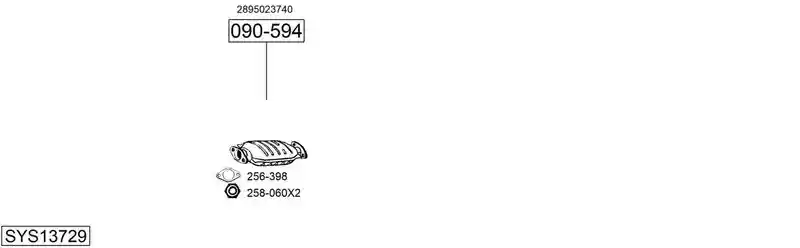 BOSAL SYS13729