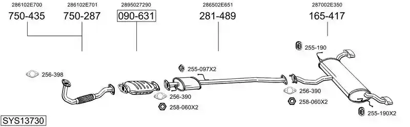 BOSAL SYS13730