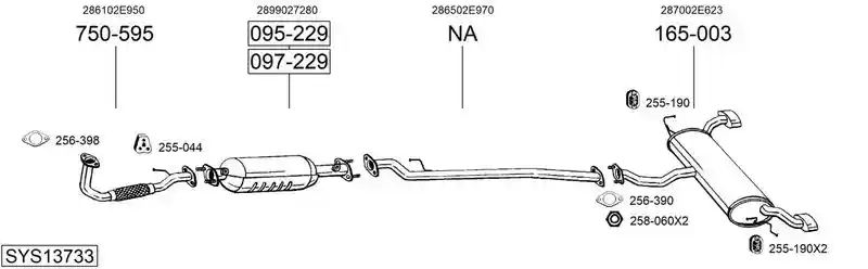 BOSAL SYS13733