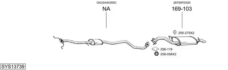 BOSAL SYS13739