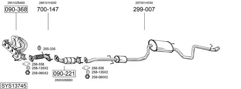 BOSAL SYS13745