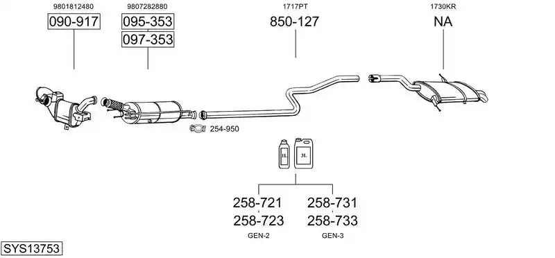 BOSAL SYS13753