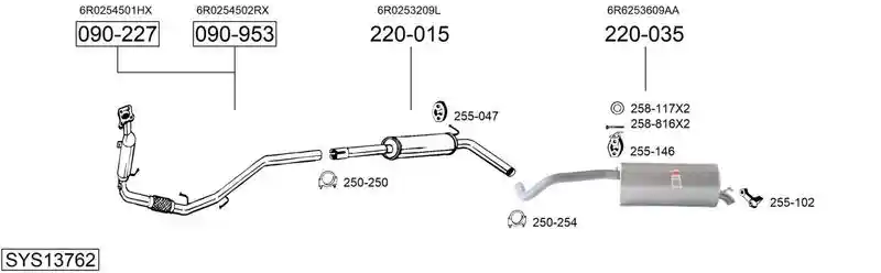 BOSAL SYS13762