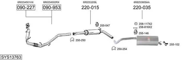 BOSAL SYS13763