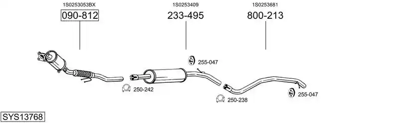 BOSAL SYS13768