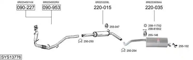 BOSAL SYS13776