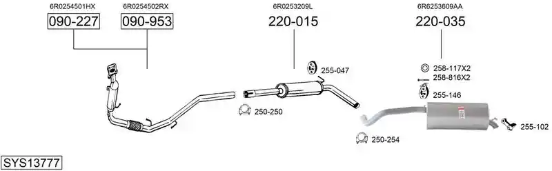 BOSAL SYS13777