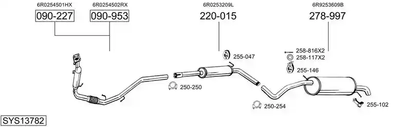 BOSAL SYS13782