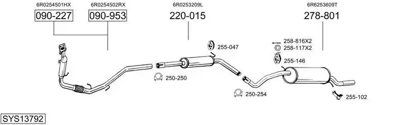 BOSAL SYS13792