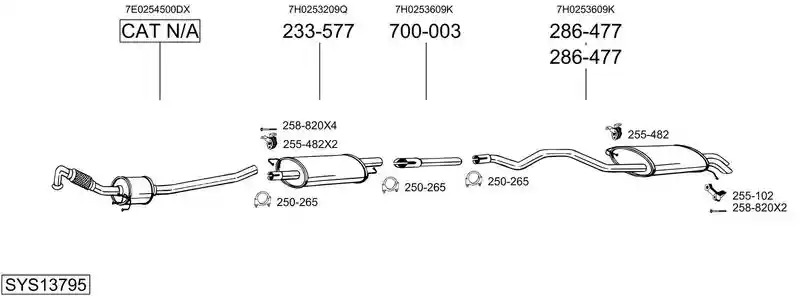 BOSAL SYS13795