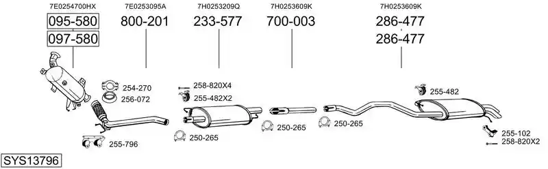 BOSAL SYS13796
