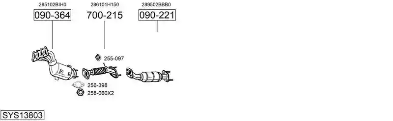 BOSAL SYS13803