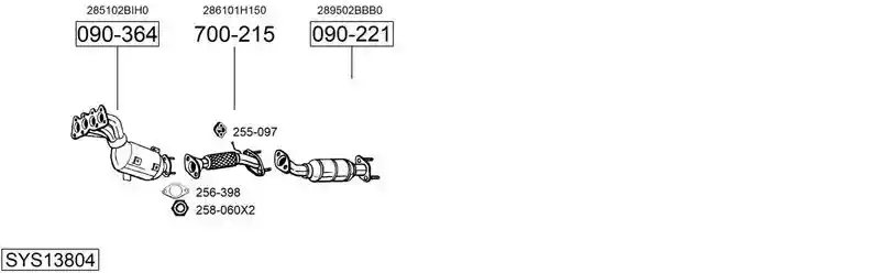 BOSAL SYS13804