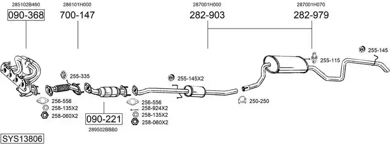 BOSAL SYS13806