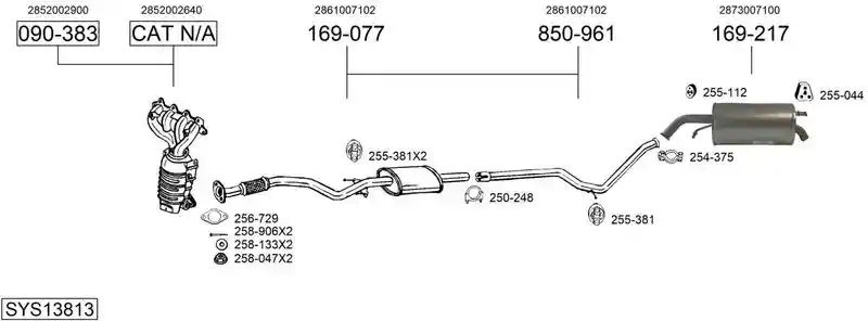 BOSAL SYS13813