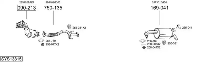 BOSAL SYS13815