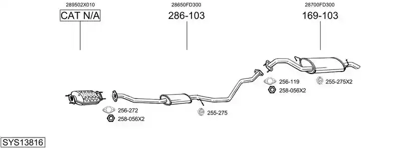 BOSAL SYS13816