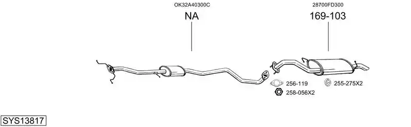 BOSAL SYS13817