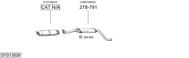 BOSAL SYS13826