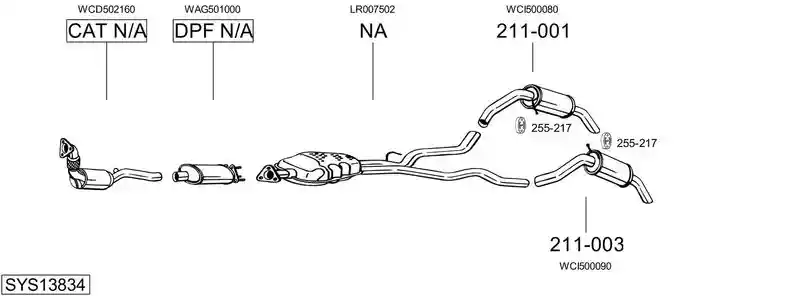 BOSAL SYS13834