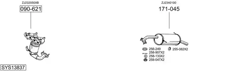 BOSAL SYS13837