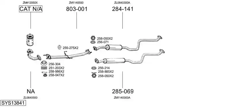 BOSAL SYS13841