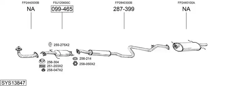 BOSAL SYS13847