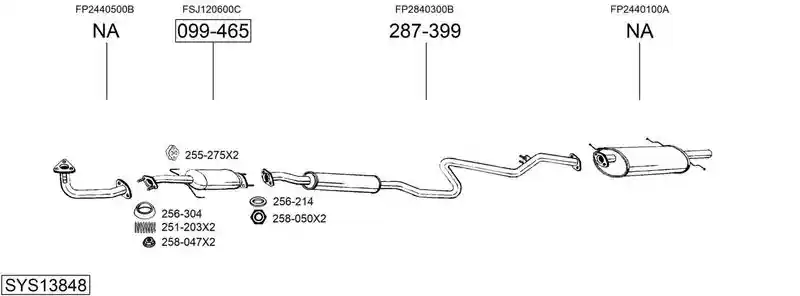 BOSAL SYS13848