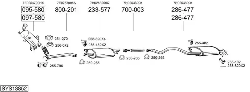 BOSAL SYS13852