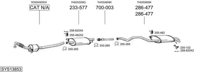 BOSAL SYS13853