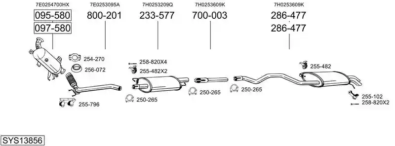 BOSAL SYS13856