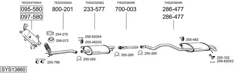 BOSAL SYS13860