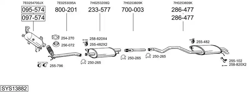 BOSAL SYS13882