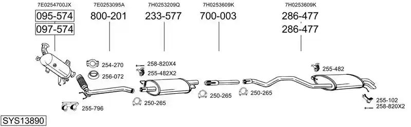 BOSAL SYS13890