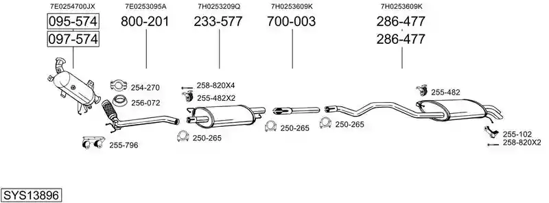 BOSAL SYS13896