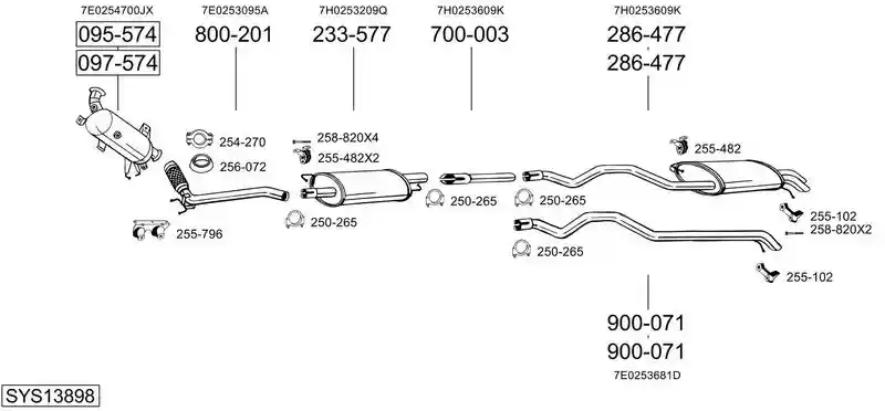 BOSAL SYS13898