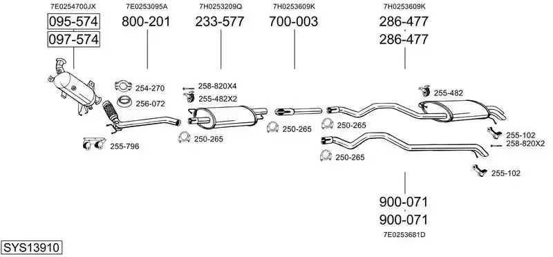 BOSAL SYS13910