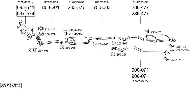 BOSAL SYS13924