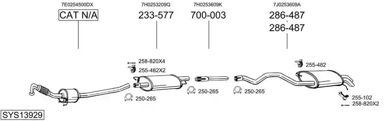 BOSAL SYS13929