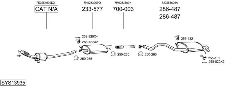 BOSAL SYS13935