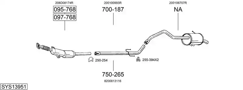 BOSAL SYS13951