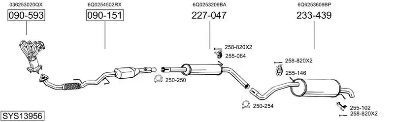 BOSAL SYS13956