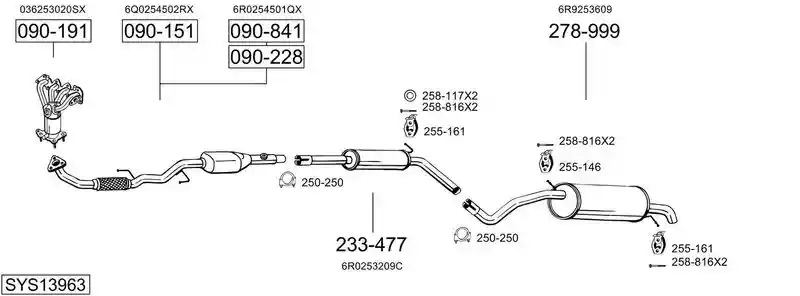 BOSAL SYS13963