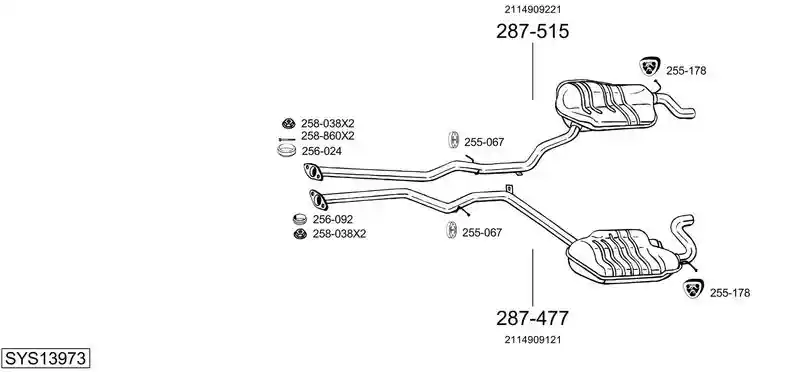 BOSAL SYS13973