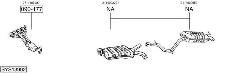 BOSAL SYS13992